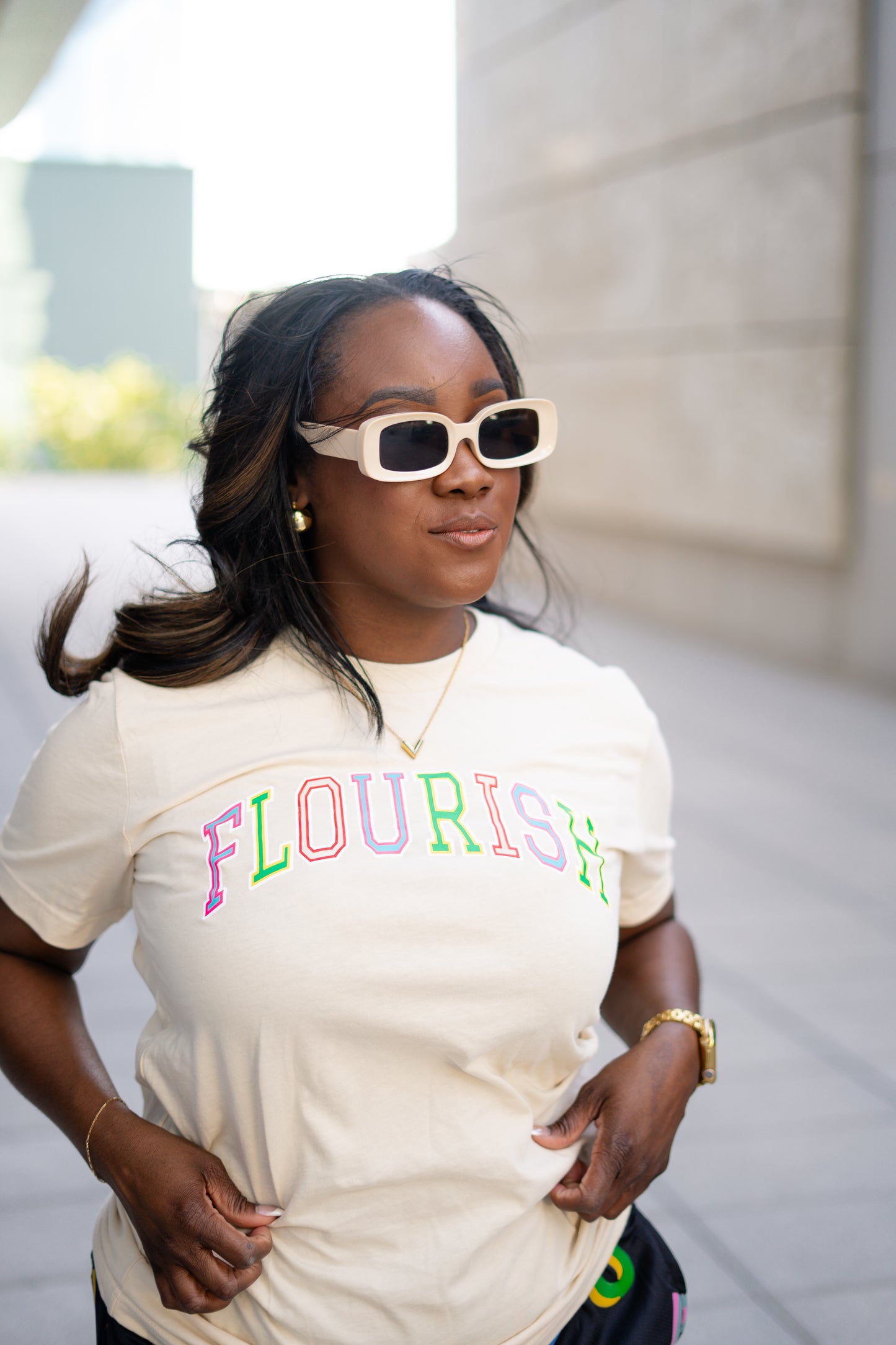 Flourish Multi Unisex Tee