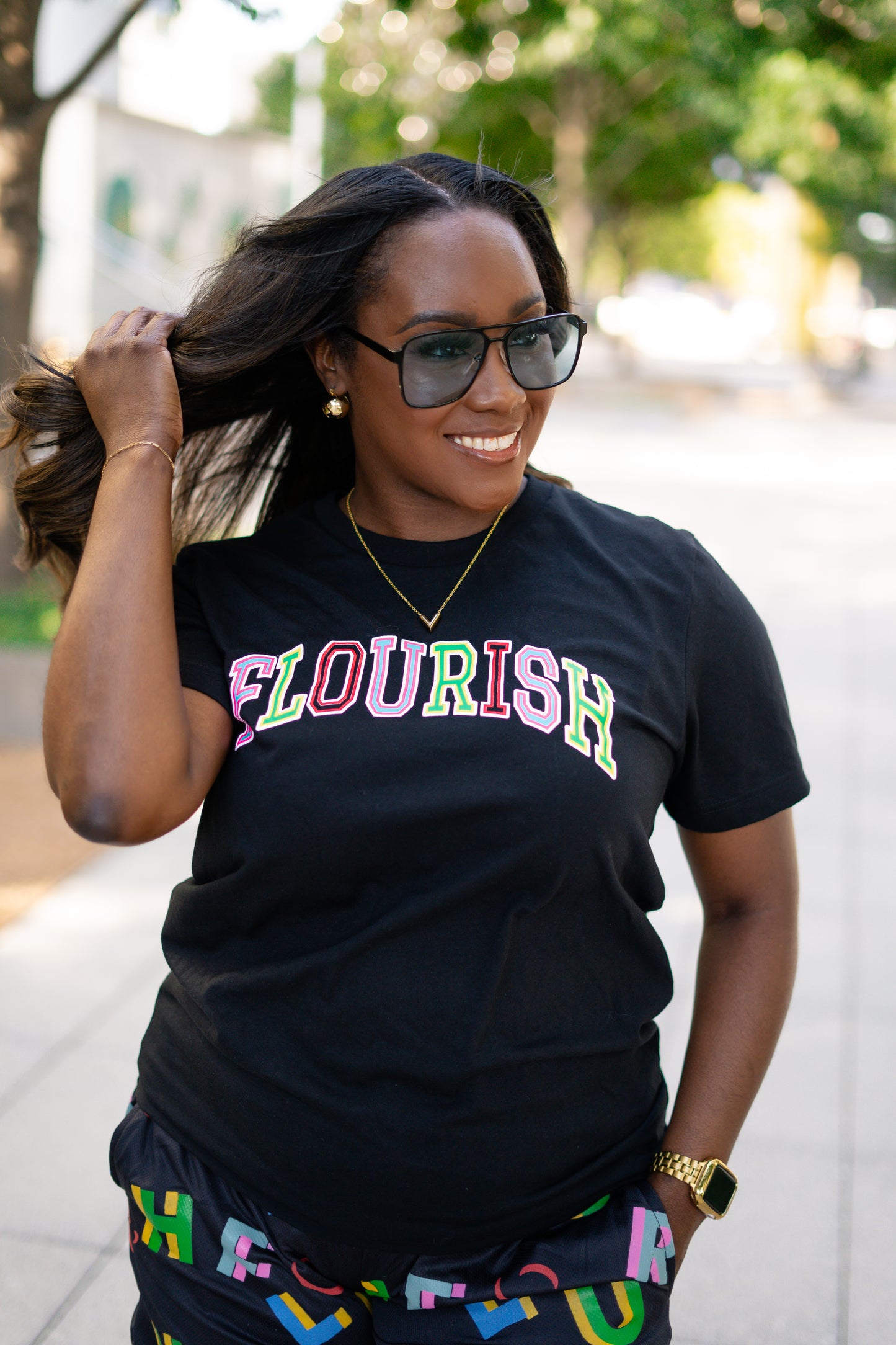 Flourish Multi Unisex Tee