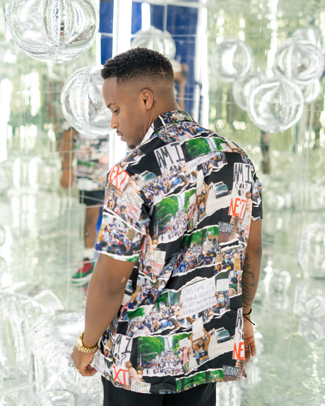 Am I Next? Unisex Button Up