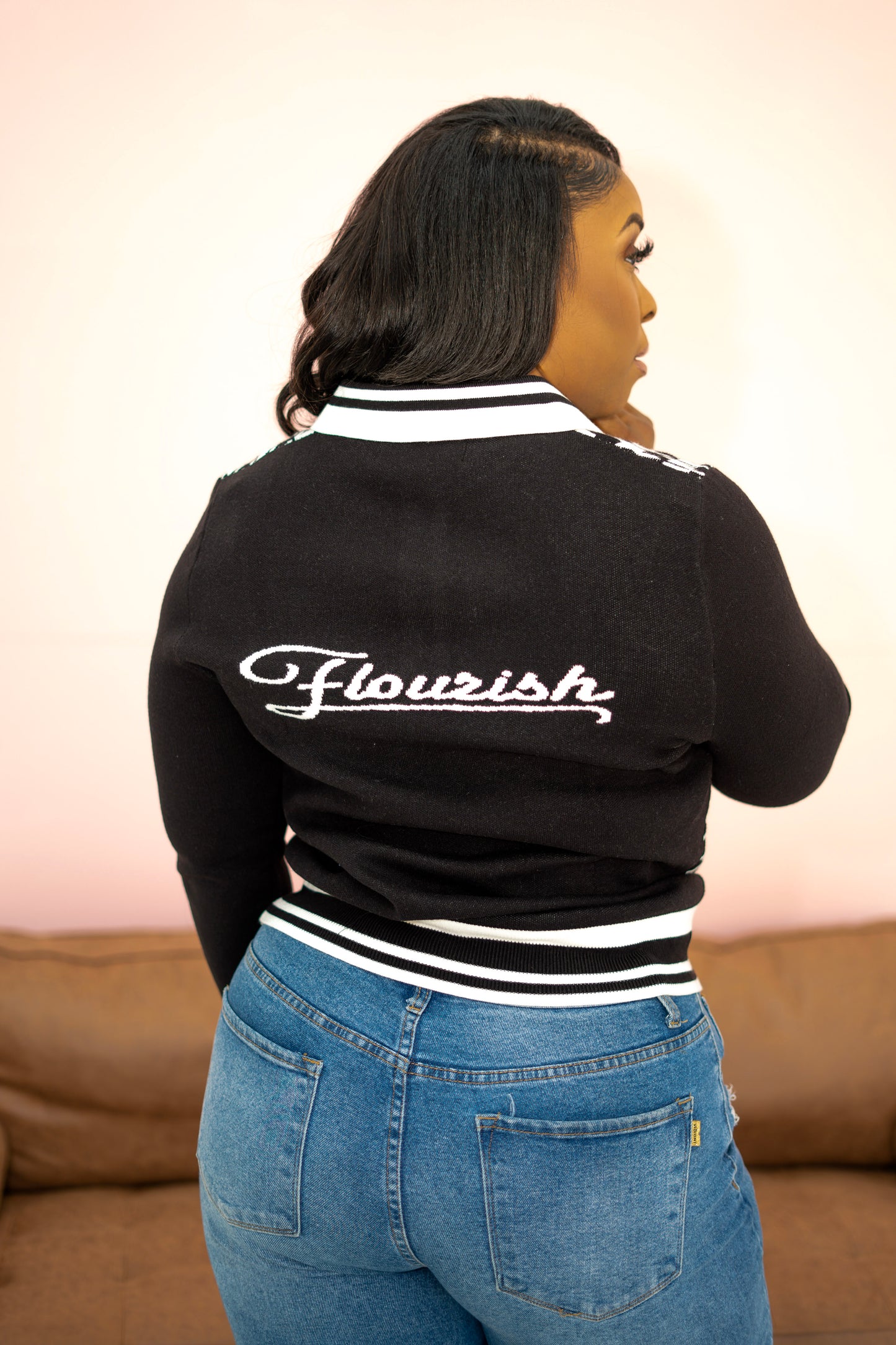 Houndstooth Pullover