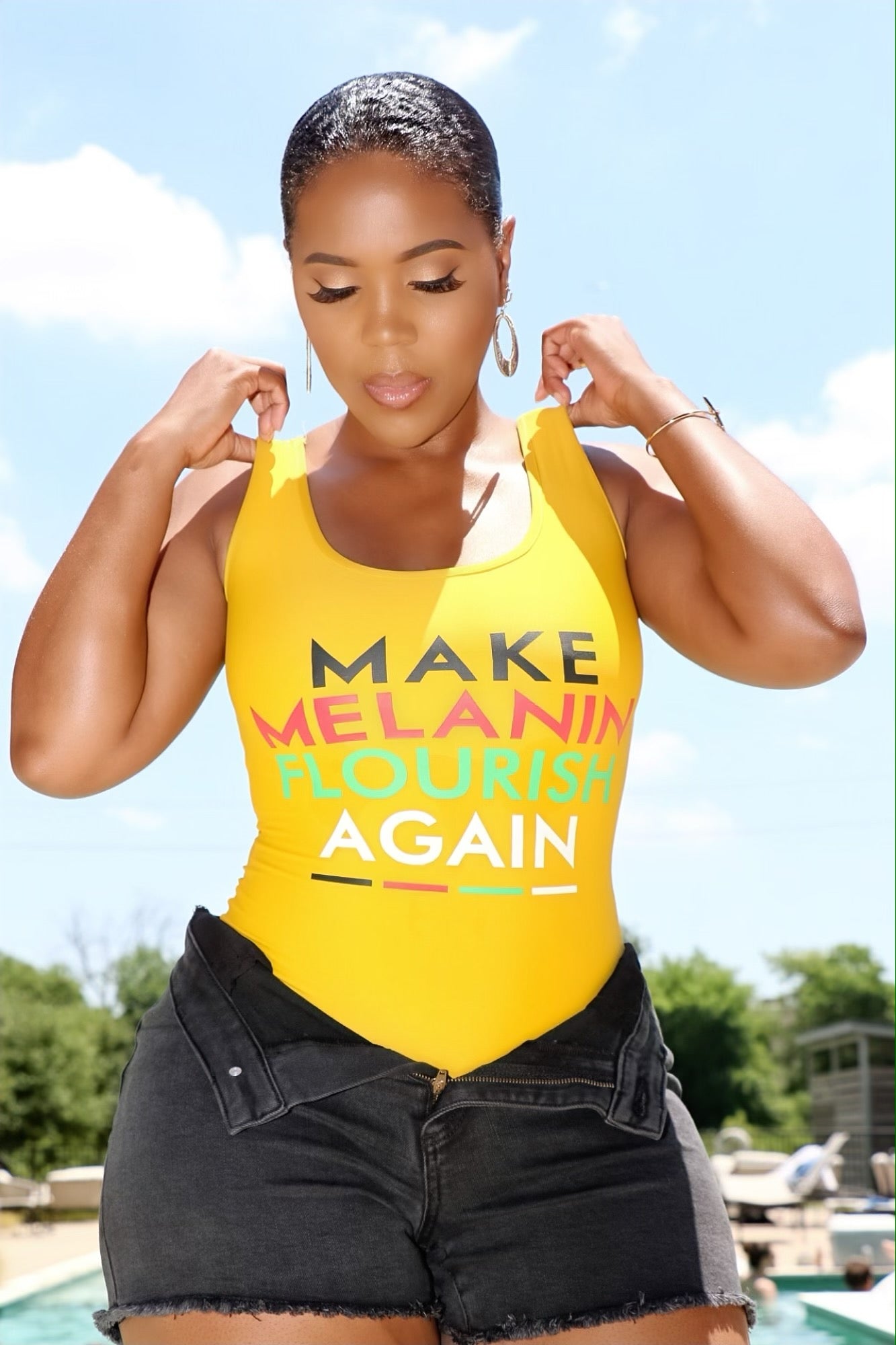 Make Melanin Flourish Again Bodysuit