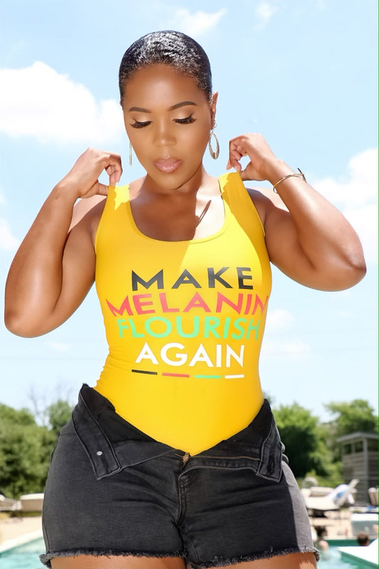 Make Melanin Flourish Again Bodysuit