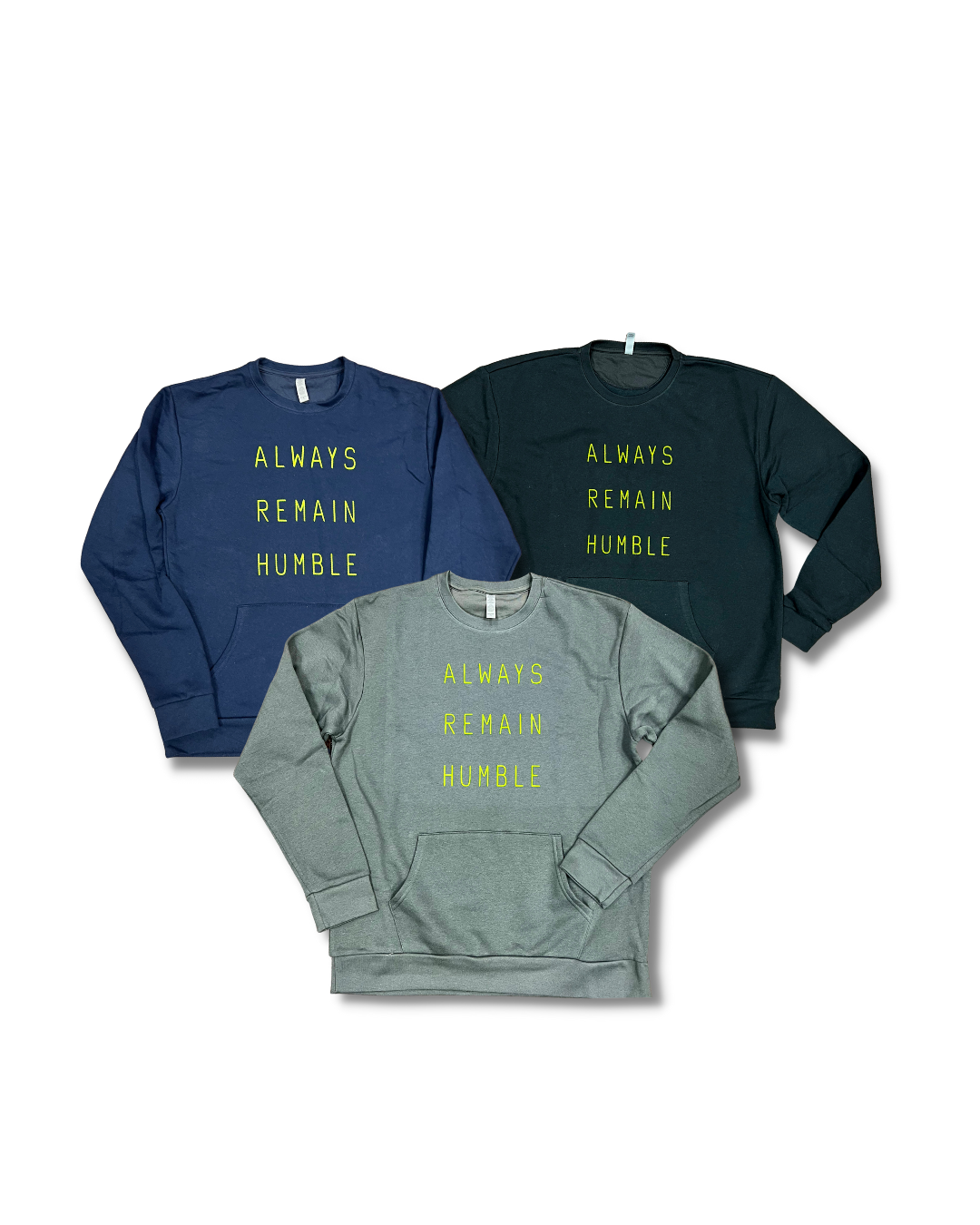 Fall Edition: Always Remain Humble Pocket Crewneck